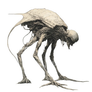 Nihei'S Creature Vinyl Car Decal Sticker – Waterproof & UV-Resistant 8"