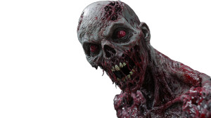 Zombie Terror Deck Vinyl Car Decal Sticker – Waterproof & UV-Resistant 8"