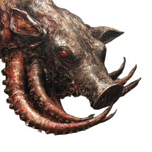 Dark Boar God Vinyl Car Decal Sticker – Waterproof & UV-Resistant 8"