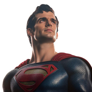 Superman Portrait V2 Vinyl Car Decal Sticker – Waterproof & UV-Resistant 8"