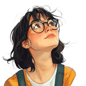 Nerdy Bay Woman Vinyl Car Decal Sticker – Waterproof & UV-Resistant 8"