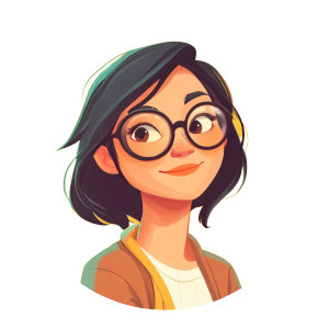 Cartoonish Profile Picture Vinyl Car Decal Sticker – Waterproof & UV-Resistant 8"