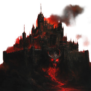 Fortress Of Devil Vinyl Car Decal Sticker – Waterproof & UV-Resistant 8"