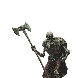 Skeletal Axe Man Vinyl Car Decal Sticker – Waterproof & UV-Resistant 8" Skeletal Axe Man Vinyl Car Decal Sticker – Waterproof & UV-Resistant 8"