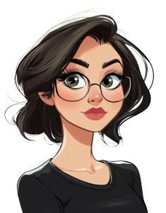 High Eyebrows Cartoon Vinyl Car Decal Sticker – Waterproof & UV-Resistant 8"