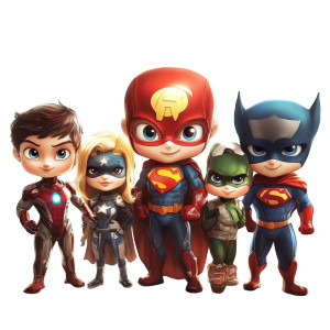 Adorable Superhero Vinyl Car Decal Sticker – Waterproof & UV-Resistant 8" Adorable Superhero Vinyl Car Decal Sticker – Waterproof & UV-Resistant 8"