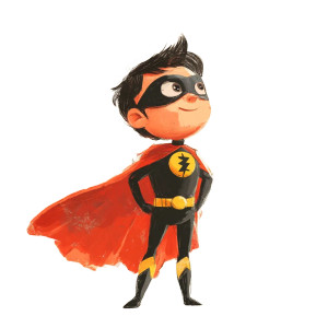 Kid Superhero Sketch Vinyl Car Decal Sticker – Waterproof & UV-Resistant 8" Kid Superhero Sketch Vinyl Car Decal Sticker – Waterproof & UV-Resistant 8"