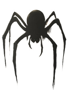 Spider Legs Woodcut Vinyl Car Decal Sticker – Waterproof & UV-Resistant 8"
