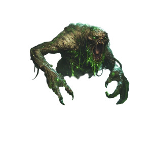 Dark Ooze Creature Vinyl Car Decal Sticker – Waterproof & UV-Resistant 8"