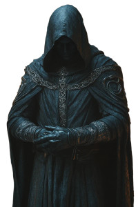 Mysterious Noble Mage Vinyl Car Decal Sticker – Waterproof & UV-Resistant 8"