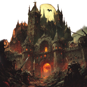 Demon Knights Castle Vinyl Car Decal Sticker – Waterproof & UV-Resistant 8" Demon Knights Castle Vinyl Car Decal Sticker – Waterproof & UV-Resistant 8"