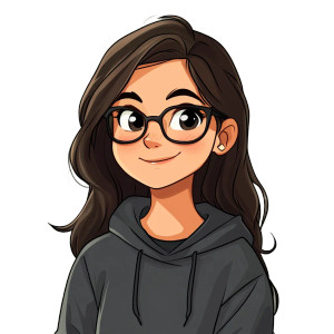 Geeky Teen Girl Vinyl Car Decal Sticker – Waterproof & UV-Resistant 8"