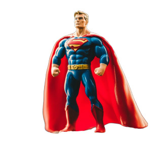 Courageous Superhero Vinyl Car Decal Sticker – Waterproof & UV-Resistant 8"
