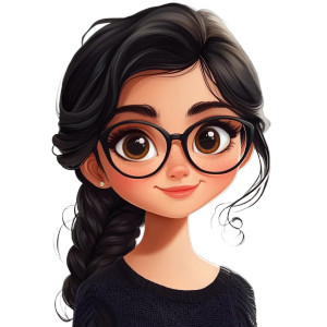 Cartoon Avatar V2 Vinyl Car Decal Sticker – Waterproof & UV-Resistant 8"