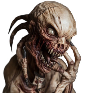 Demonic Monster Vinyl Car Decal Sticker – Waterproof & UV-Resistant 8" Demonic Monster Vinyl Car Decal Sticker – Waterproof & UV-Resistant 8"