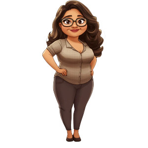 Latina Teacher Caricature Vinyl Car Decal Sticker – Waterproof & UV-Resistant 8" Latina Teacher Caricature Vinyl Car Decal Sticker – Waterproof & UV-Resistant 8"