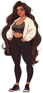 Slavic Goddess Tease Vinyl Car Decal Sticker – Waterproof & UV-Resistant 8"