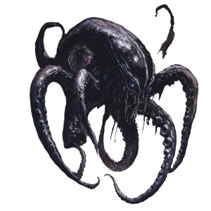 Dark Tentacled Flyer Vinyl Car Decal Sticker – Waterproof & UV-Resistant 8"