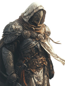 Techno-Knight Warrior Vinyl Car Decal Sticker – Waterproof & UV-Resistant 8"