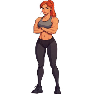 Bossy Fitness Coach Vinyl Car Decal Sticker – Waterproof & UV-Resistant 8"