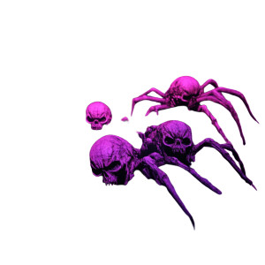 Spider-Legged Zombies Vinyl Car Decal Sticker – Waterproof & UV-Resistant 8"