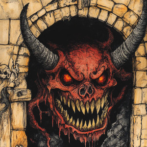 Ticket To Hell Vinyl Car Decal Sticker – Waterproof & UV-Resistant 8"