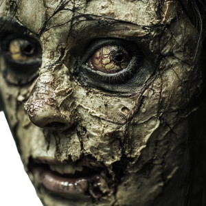 Decaying Zombie Face Vinyl Car Decal Sticker – Waterproof & UV-Resistant 8" Decaying Zombie Face Vinyl Car Decal Sticker – Waterproof & UV-Resistant 8"