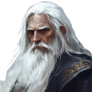 Wise Ancient King Vinyl Car Decal Sticker – Waterproof & UV-Resistant 8"