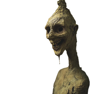 Grotesque Macabre Figure Vinyl Car Decal Sticker – Waterproof & UV-Resistant 8"