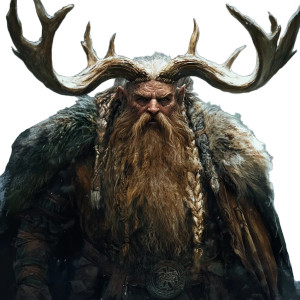 Dwarf Druid Vinyl Car Decal Sticker – Waterproof & UV-Resistant 8"