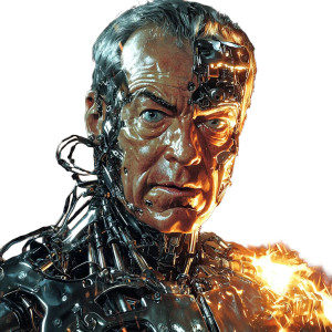 Liquid Metal Farage Vinyl Car Decal Sticker – Waterproof & UV-Resistant 8"