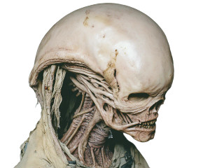 Facehugger Xenomorph Vinyl Car Decal Sticker – Waterproof & UV-Resistant 8"