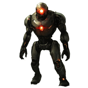 Robot Super Villain Vinyl Car Decal Sticker – Waterproof & UV-Resistant 8"