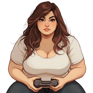 Latina Gamer Girl Vinyl Car Decal Sticker – Waterproof & UV-Resistant 8" Latina Gamer Girl Vinyl Car Decal Sticker – Waterproof & UV-Resistant 8"
