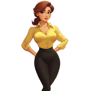 Elastigirl Outfit Vinyl Car Decal Sticker – Waterproof & UV-Resistant 8"