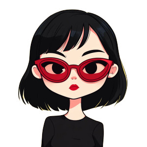 Chibi Red Spectacles Vinyl Car Decal Sticker – Waterproof & UV-Resistant 8" Chibi Red Spectacles Vinyl Car Decal Sticker – Waterproof & UV-Resistant 8"