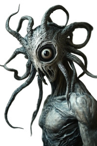 Eldritch Tentacle Monster V2 Vinyl Car Decal Sticker – Waterproof & UV-Resistant 8"