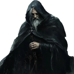 Male Witch Hunter Vinyl Car Decal Sticker – Waterproof & UV-Resistant 8"