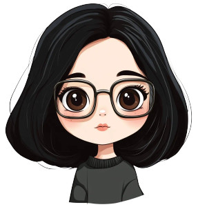 Chibi Southeast Asian Woman Vinyl Car Decal Sticker – Waterproof & UV-Resistant 8"