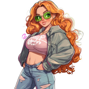 Anya Nova Model Vinyl Car Decal Sticker – Waterproof & UV-Resistant 8"