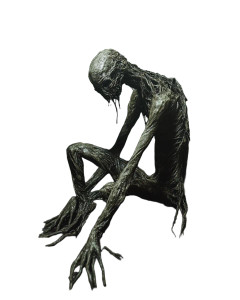 Terrifying Basement Monster Vinyl Car Decal Sticker – Waterproof & UV-Resistant 8"