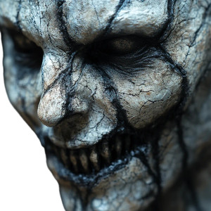 Demon Face V7 Vinyl Car Decal Sticker – Waterproof & UV-Resistant 8"