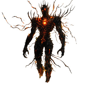 Demonic Humanoid Mecha Vinyl Car Decal Sticker – Waterproof & UV-Resistant 8"