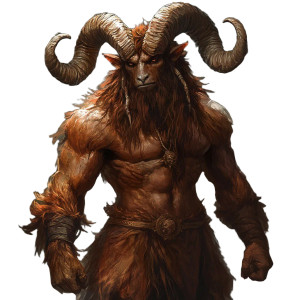 Goat Man Barbarian Vinyl Car Decal Sticker – Waterproof & UV-Resistant 8" Goat Man Barbarian Vinyl Car Decal Sticker – Waterproof & UV-Resistant 8"