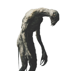 Skinny Kaiju Monster Vinyl Car Decal Sticker – Waterproof & UV-Resistant 8"