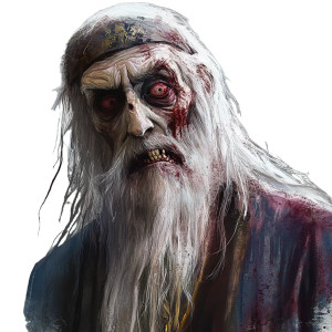 Zombie Dumbledore Vinyl Car Decal Sticker – Waterproof & UV-Resistant 8"