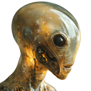 Translucent Alien Vinyl Car Decal Sticker – Waterproof & UV-Resistant 8" Translucent Alien Vinyl Car Decal Sticker – Waterproof & UV-Resistant 8"