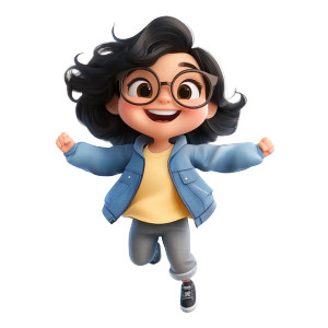 Jumping Pixar Girl Vinyl Car Decal Sticker – Waterproof & UV-Resistant 8" Jumping Pixar Girl Vinyl Car Decal Sticker – Waterproof & UV-Resistant 8"