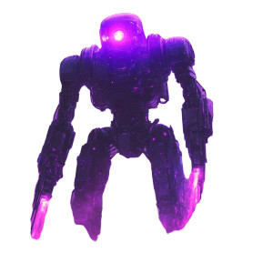 Purple Terminator Vinyl Car Decal Sticker – Waterproof & UV-Resistant 8"