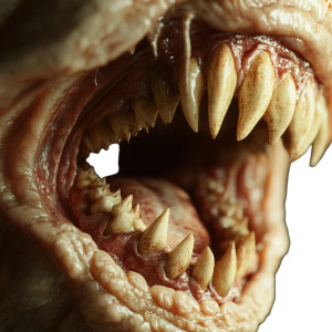 Monster'S Mouth Closeup Vinyl Car Decal Sticker – Waterproof & UV-Resistant 8" Monster'S Mouth Closeup Vinyl Car Decal Sticker – Waterproof & UV-Resistant 8"